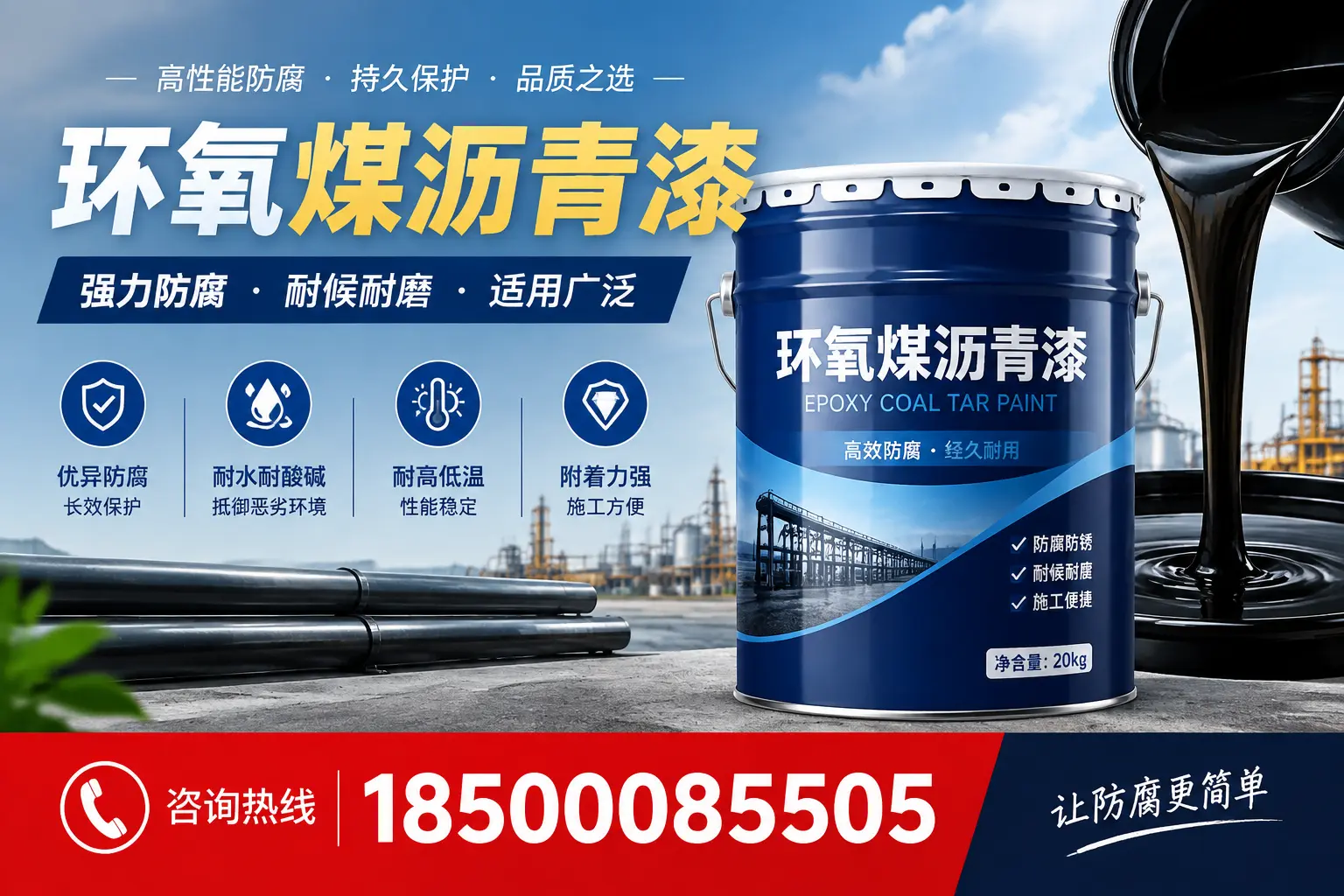 环氧煤沥青漆在不同气候条件下的表现分析，长安适用性